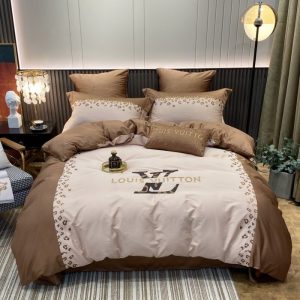 LV Sp Type Bedding Sets Duvet Cover LV Bedroom Sets Luxury Brand Bedding 263