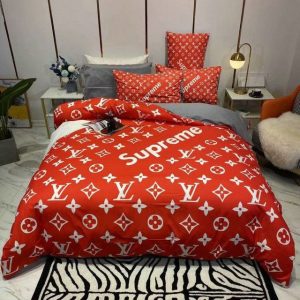LV Type Bedding Sets LV Luxury Brand Bedding 277
