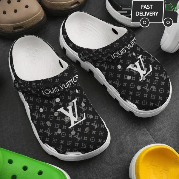 Limited Big Logo Brand LV Louis Vuitton Crocs 001