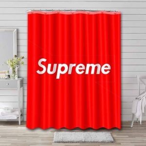 Logo Supreme Shower Curtain Set 021