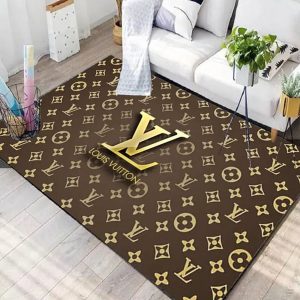 Louis Vuitton 3d Logo Living Room Carpet 014