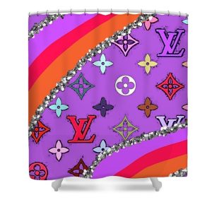 Louis Vuitton Art Shower Curtain 120