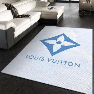 Louis Vuitton Blue Living Room Carpet 024