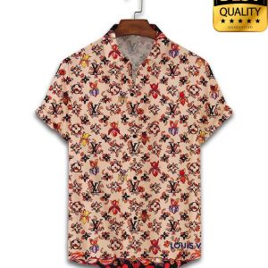 Louis Vuitton Butterflies Combo Flip Flops Hawaiian Shirt And Shorts 014