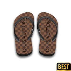 Louis Vuitton Checkerboard Flip Flop And Hawaiian Shirt Shorts 020 4