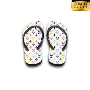 Louis Vuitton Colorful Panda Flip Flops Hawaiian Shirt And Shorts 018 4