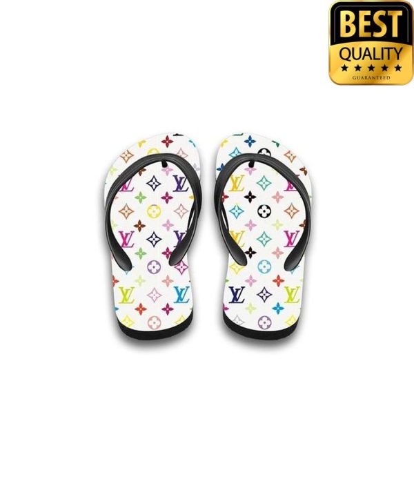 Louis Vuitton Colorful Panda Flip Flops Hawaiian Shirt And Shorts 018