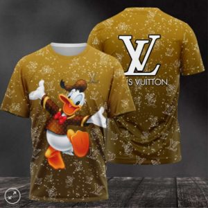Louis Vuitton Donald Luxury 3D T-Shirt 012