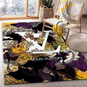 Louis Vuitton Flowers Living Room Carpet 037