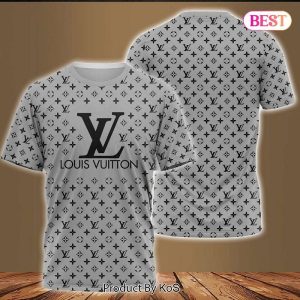 Louis Vuitton Full Printing 3D T-Shirt 029
