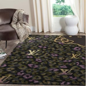 Louis Vuitton Golden Kkitty Living Room Carpet 038