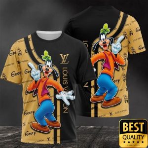 Louis Vuitton Goofy Yellow Black US T-Shirt 110