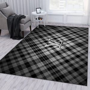 Louis Vuitton Gray & Black Living Room Carpet 042