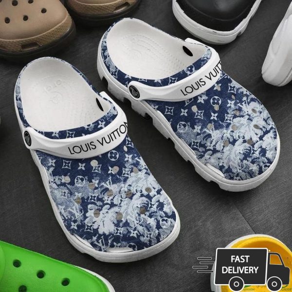 Louis Vuitton Jean Cloudy Style Crocs 027