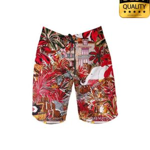 Louis Vuitton Leopard Flip Flops And Combo Hawaii Shirt Shorts 032 3