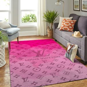 Louis Vuitton Light Pink Living Room Carpet 046
