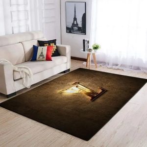 Louis Vuitton Logo Luxury Living Room Carpet 048