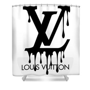 Louis Vuitton Logo Paint Shower Curtain 117