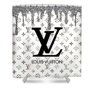 Louis Vuitton Logo Shower Curtain 116