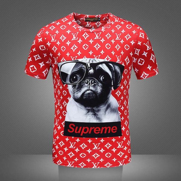 Louis Vuitton Luxury Logo 3D T-Shirt 008