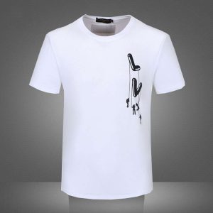 Louis Vuitton Luxury Person Flower 3D T-Shirt 014