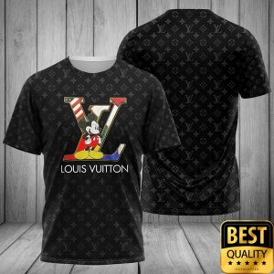 Louis Vuitton Mickey Mouse Black US T-Shirt 113
