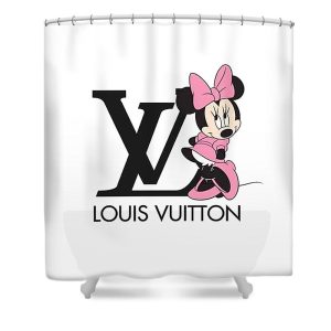 Louis Vuitton Mickey Shower Curtain 115