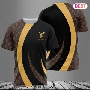 Louis Vuitton Mysterious Dark Color 3D T-Shirt 042
