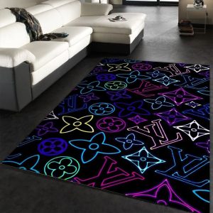 Louis Vuitton Neon Living Room Carpet 052