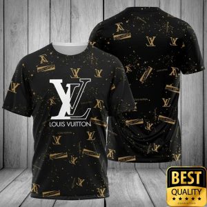 Louis Vuitton Night Sky Pattern Black US T-Shirt 119