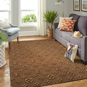 Louis Vuitton Ochre Living Room Carpet 054