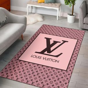 Louis Vuitton Pink Luxury Living Room Carpet 067