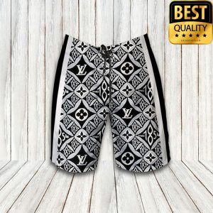 Louis Vuitton Polynesian Pattern Since 1854 Hawaiian Shirt Shorts 049 3