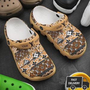 Louis Vuitton Polynesian Style logo Crocs 029