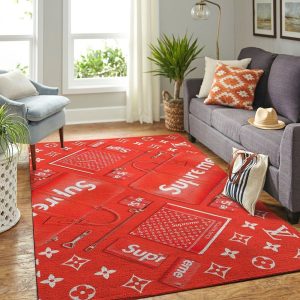 Louis Vuitton Red Bag Living Room Carpet 073