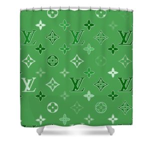 Louis Vuitton Shower Curtain Green 041