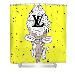 Louis Vuitton Shower Curtain Ice Cream 043