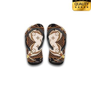 Louis Vuitton Signature Pattern Flip Flops Hawaiian Shirt And Shorts 053 4