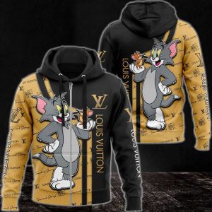 Louis Vuitton Tom And Jerry Luxury 3D Hoodie Limited Edition 066