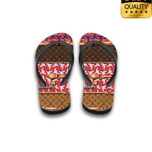 Louis Vuitton Unique Flip Flops And Combo Hawaii Shirt Shorts 062 4