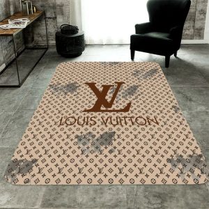 Louis Vuitton Wheat Luxury Living Room Carpet 085