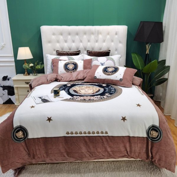 Luxury Brand Versace Type Bedding Sets Duvet Cover Bedroom Sets 075