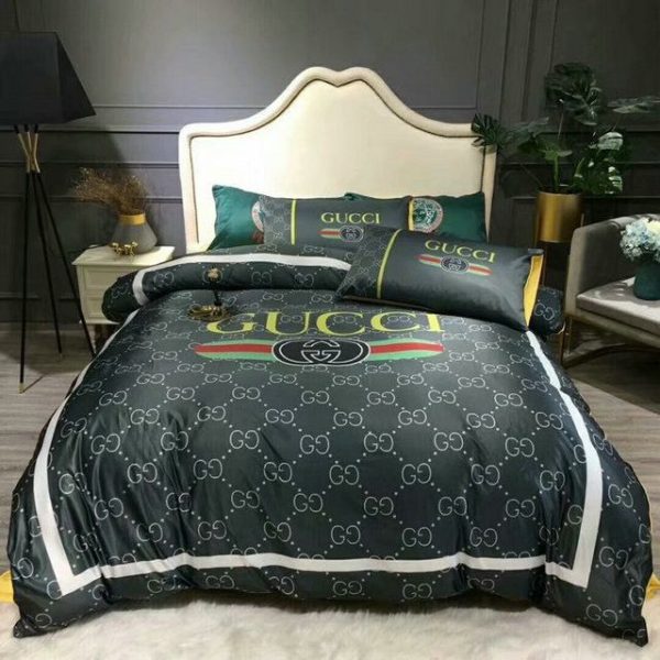 Luxury GG Bedding Sets Duvet Cover Luxury Brand Bedroom Sets 089