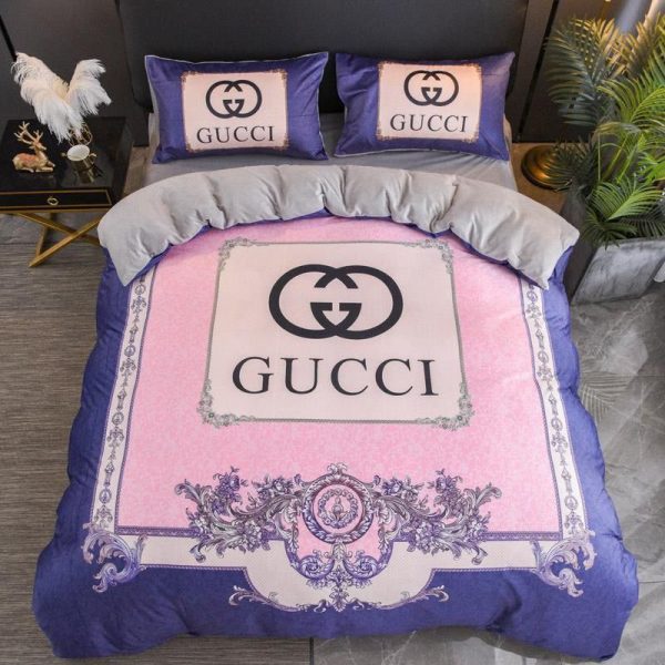 Luxury GG Bedding Sets Duvet Cover Luxury Brand Bedroom Sets 097