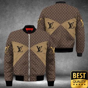 Luxury Louis Vuitton Brown Monogram with Butterfly Wings Pattern and Logo 3D Shirt 1