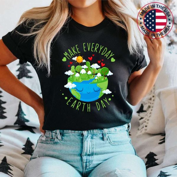 Make Earth Day Every Day Planet Environmental Earth T-Shirt