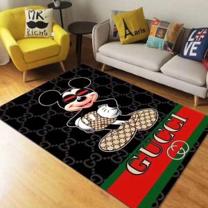 Mickey Mouse Gucci Living Room Carpet And Rug 032
