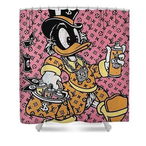 Mickey Mouse Louis Vuitton Shower Curtain 069