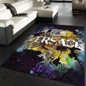 Mixed Colors Versace Living Room Carpet And Rug 045