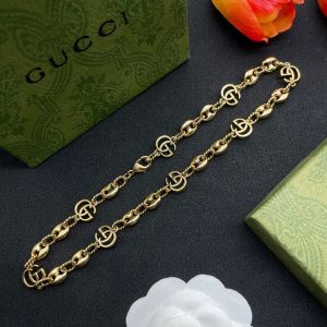 New Arrival Gucci Gold Necklace Women 040